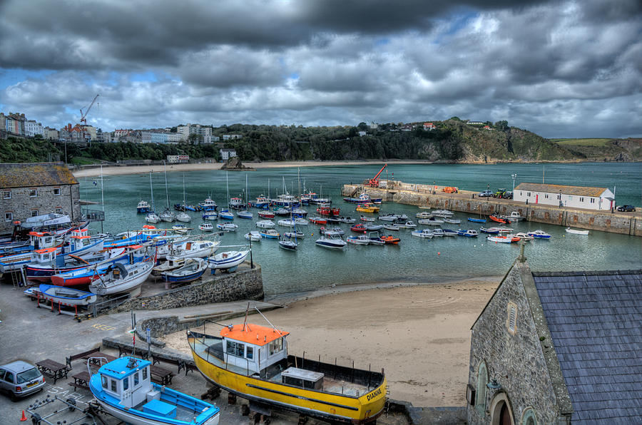 Tenby Harbour Pembrokeshire 2 Photograph by Steve Purnell