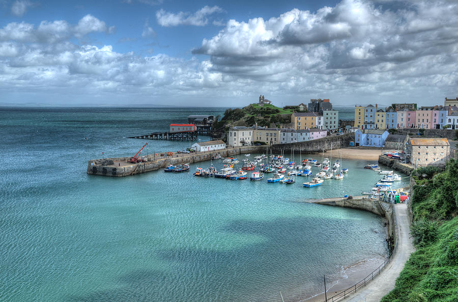 Tenby Harbour Pembrokeshire 4 Photograph by Steve Purnell