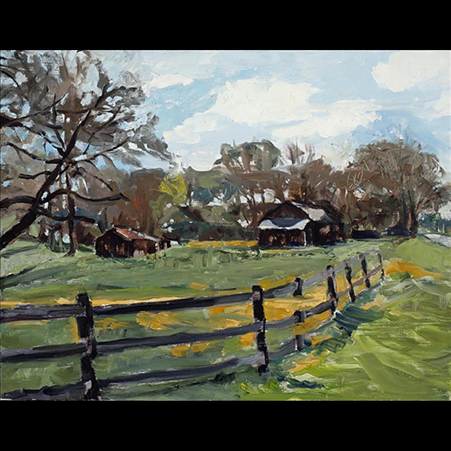 Landscape Painting - Tennesee Back Road by Joyce Snyder