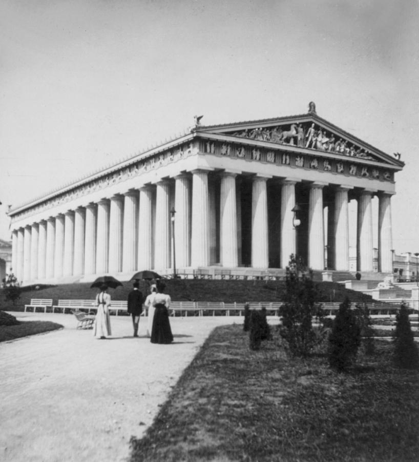 Tennessee Centennial in Nashville - The Parthenon - c 1897 Photograph by International  Images