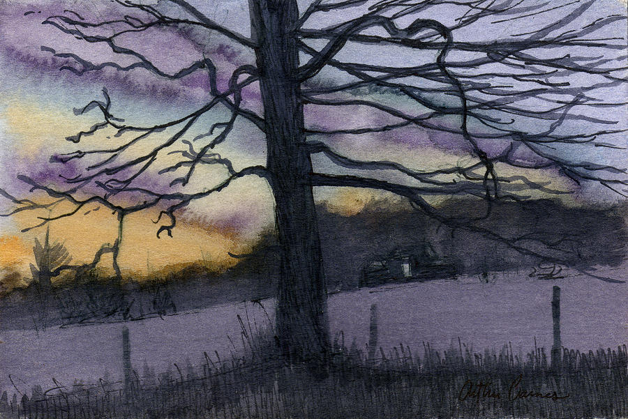 Tennessee dusk Painting by Arthur Barnes