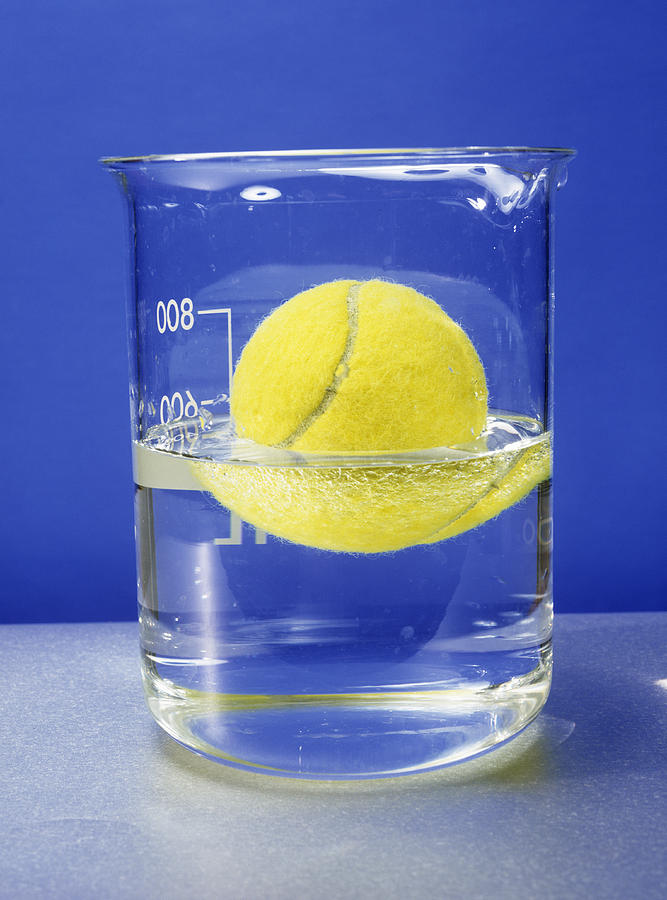 Tennis Ball Floating In Water Photograph by Andrew Lambert ...