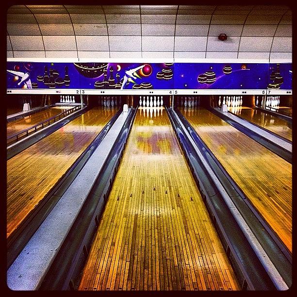 Architecture Photograph - #tenpinbowling #bowling #kingpin by Toonster The Bold