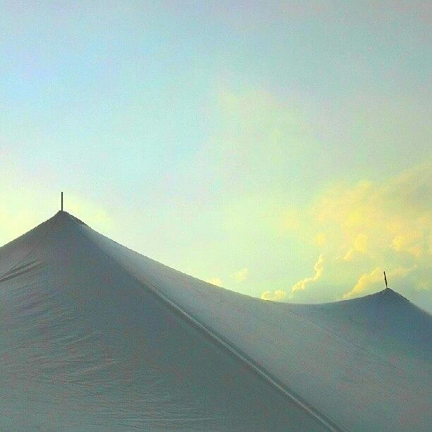 Abstract Photograph - Tent Touches Sky #android # Andrography by Marianne Dow