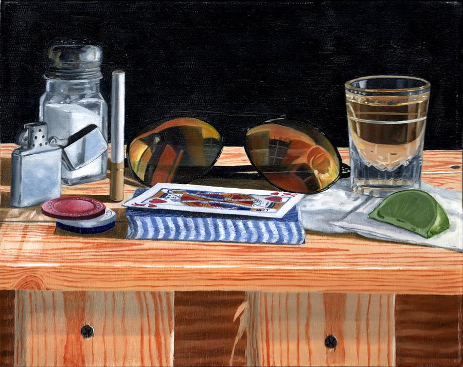 Still Life Painting - Tequila with Lime No. 5 by Thomas Weeks