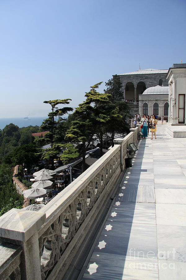 Terrace Of The Topkapi Palace - Istanbul Photograph by Christiane Schulze Art And Photography