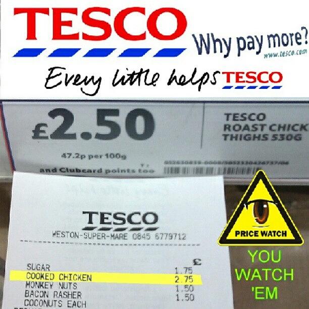 Chicken Photograph - #tesco #everylittlehelps #ripoff by Kevin Zoller