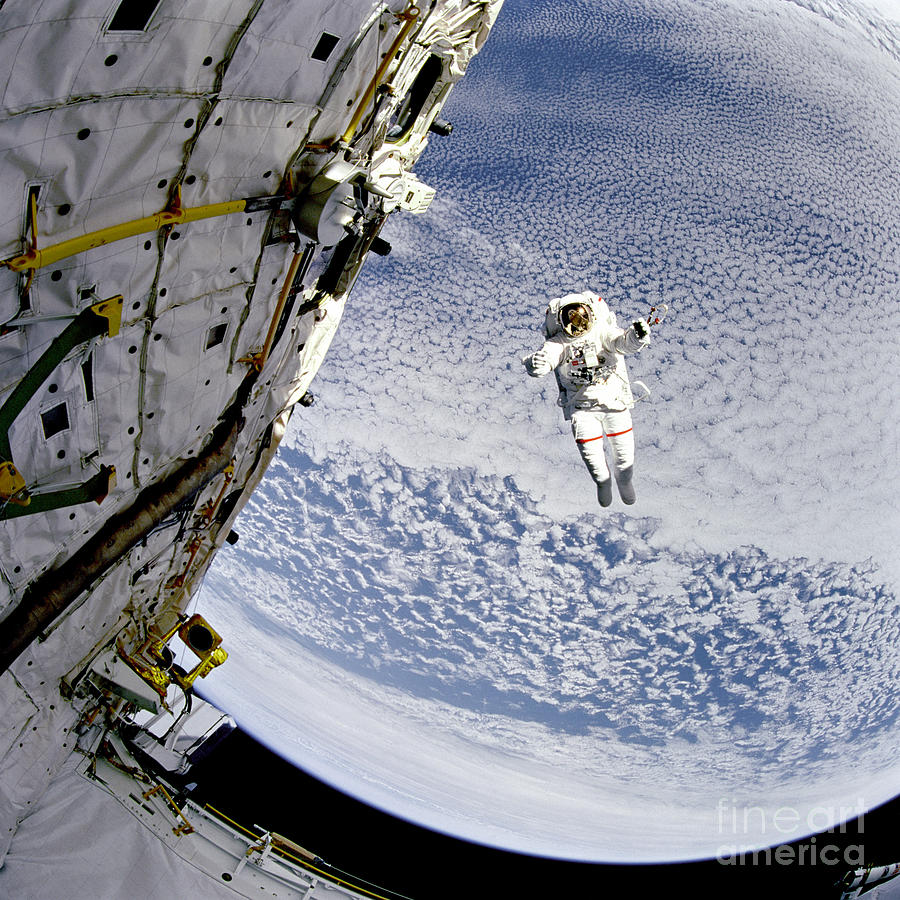 Testing Safer System During Eva Photograph by Nasa