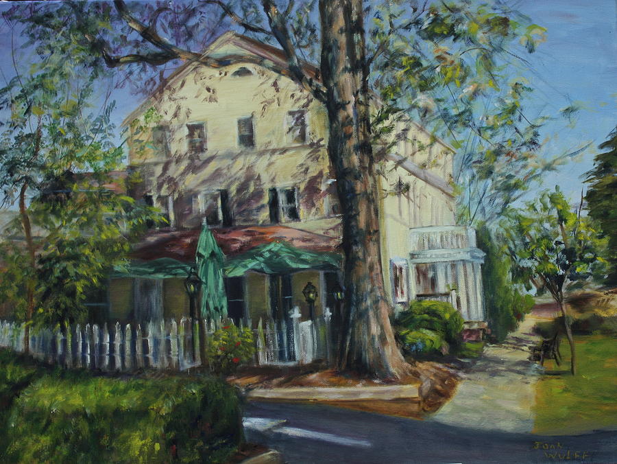 Tewskbury Inn Painting by Joan Wulff - Fine Art America