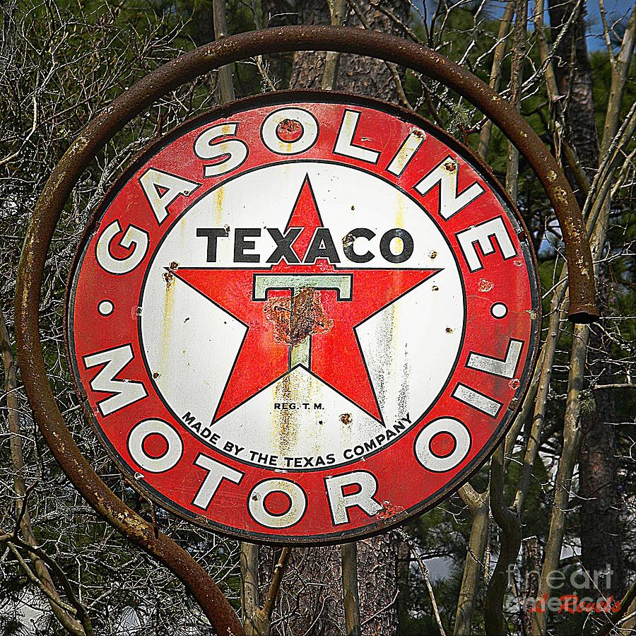 Texaco Sign Photograph by Leslie Revels