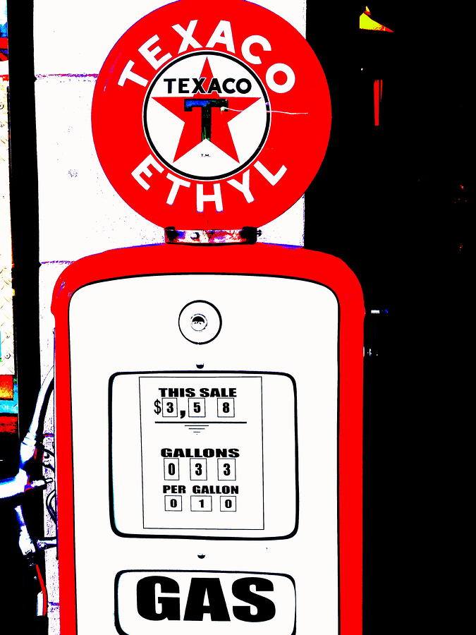 Texaco Vintage Pump  Photograph by Funkpix Photo Hunter