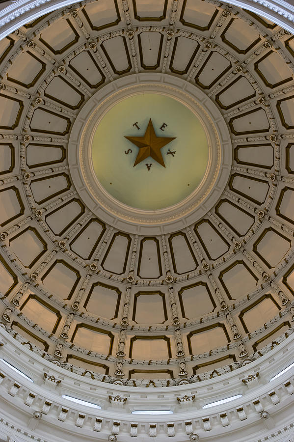 Texas Capitol Star Photograph
