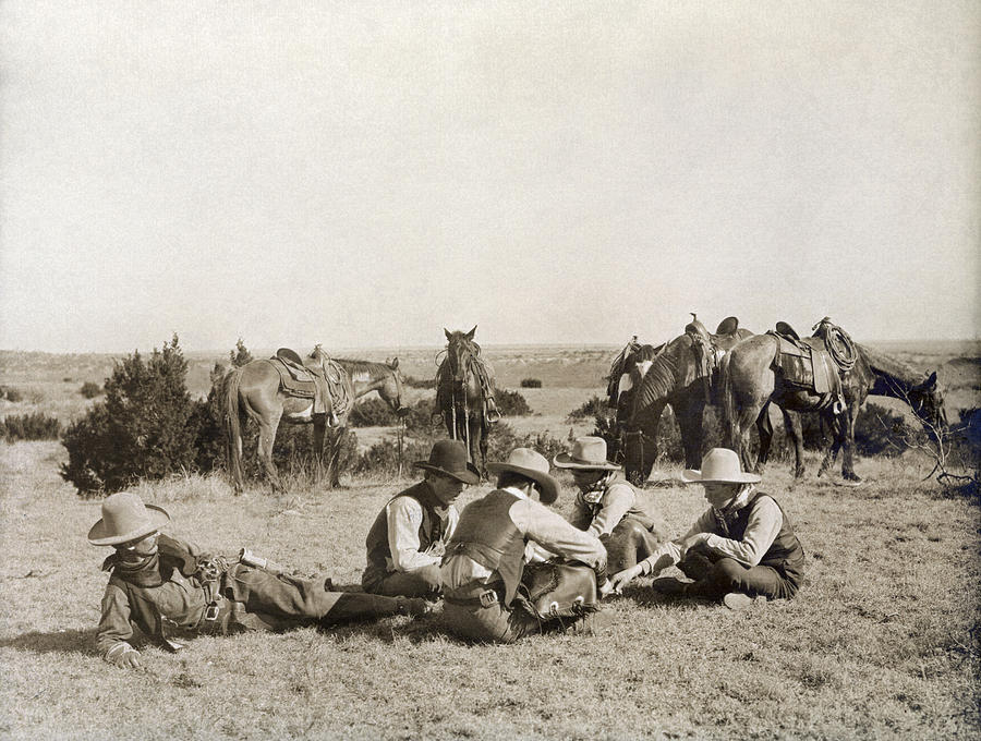TEXAS: COWBOYS, c1906 Photograph by Granger