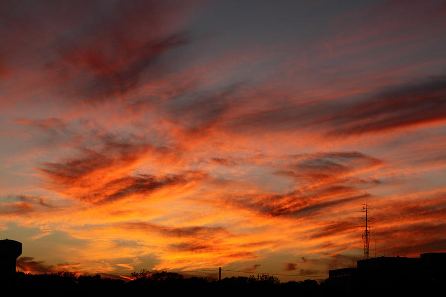 Texas October Sunset Photograph by Linda Phelps