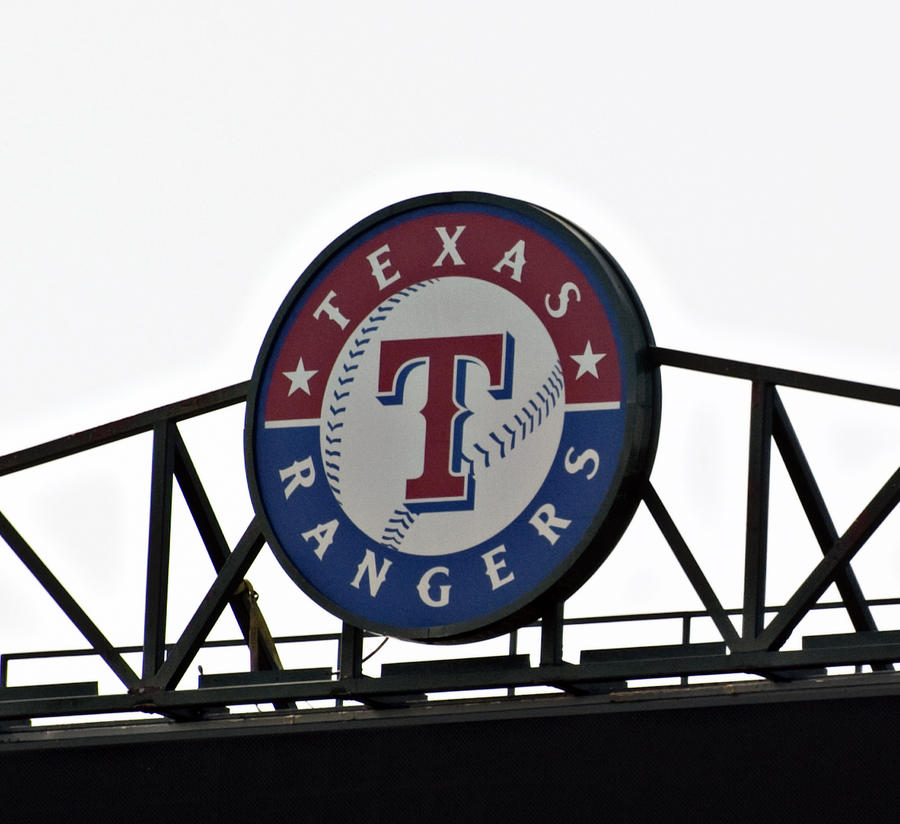 Baseball Photograph - Texas Rangers by Malania Hammer