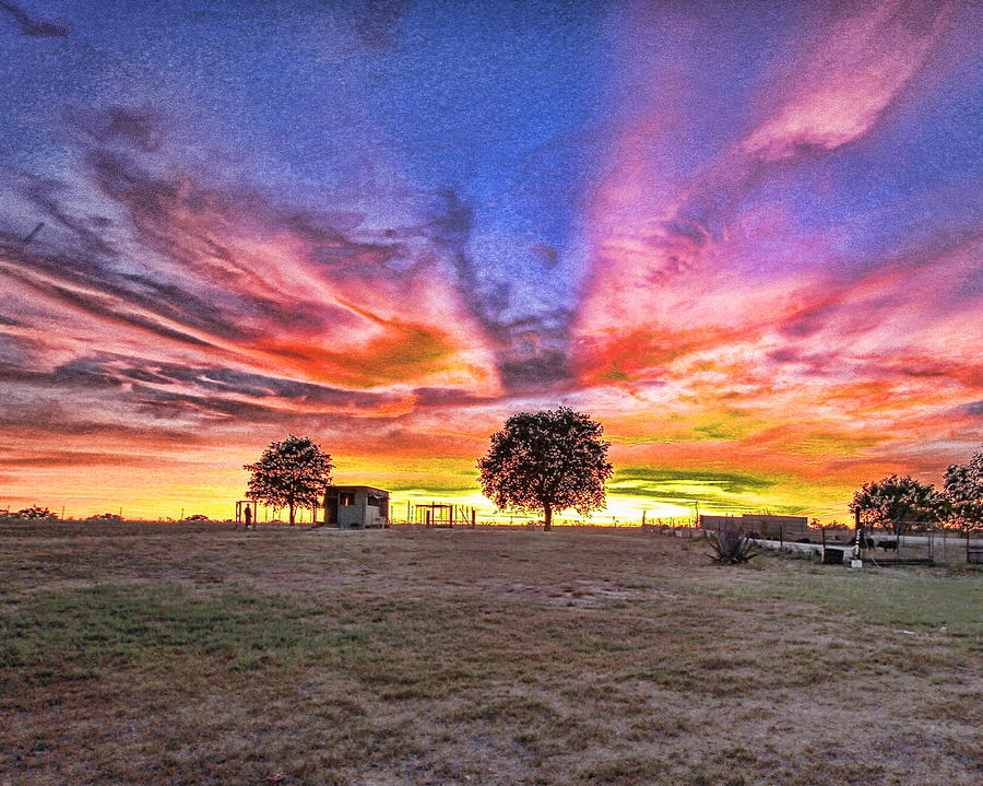 Texas Sunset Photograph by Elizabeth Q Garcia