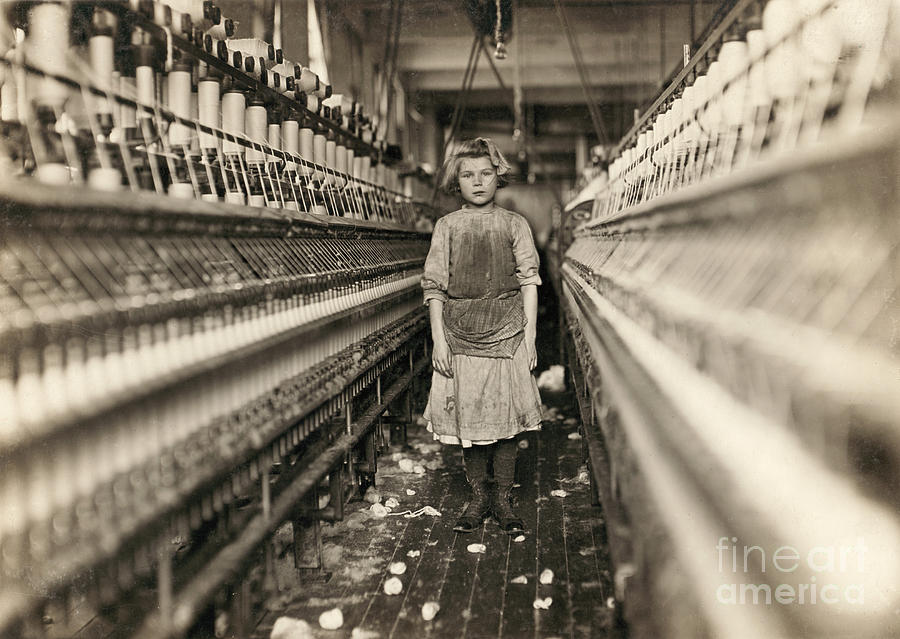 Textile Workers, 1909 Photograph by Granger