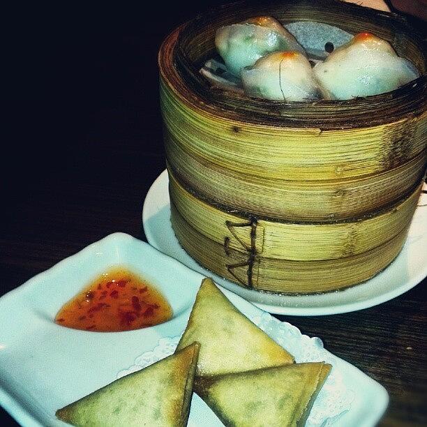 London Photograph - #thai #currypuffs #sweetchillisauce by Siobhan Macrae
