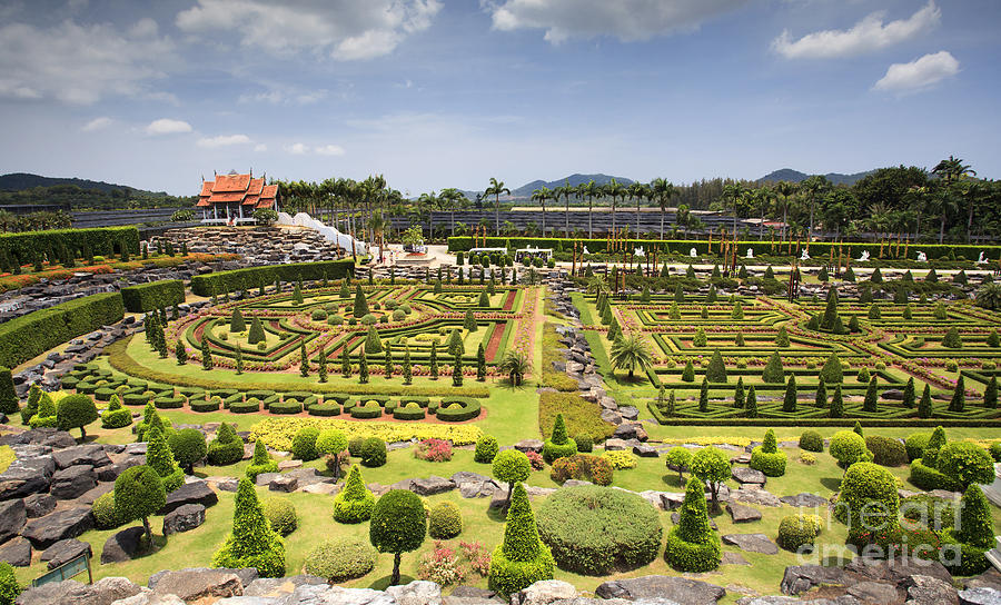 Thai Lanna pavilion in the big garden  Photograph by Anek Suwannaphoom