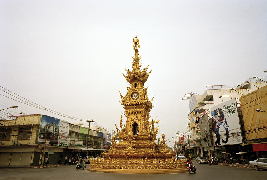 Thailand Clock Tower Photograph by Shaun Higson