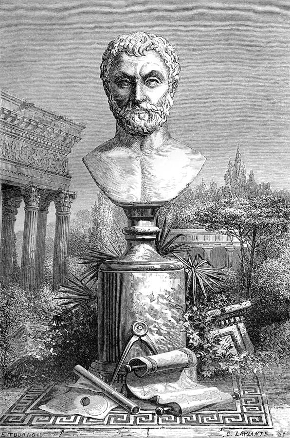 Greek Photograph - Thales, Ancient Greek Philosopher by 