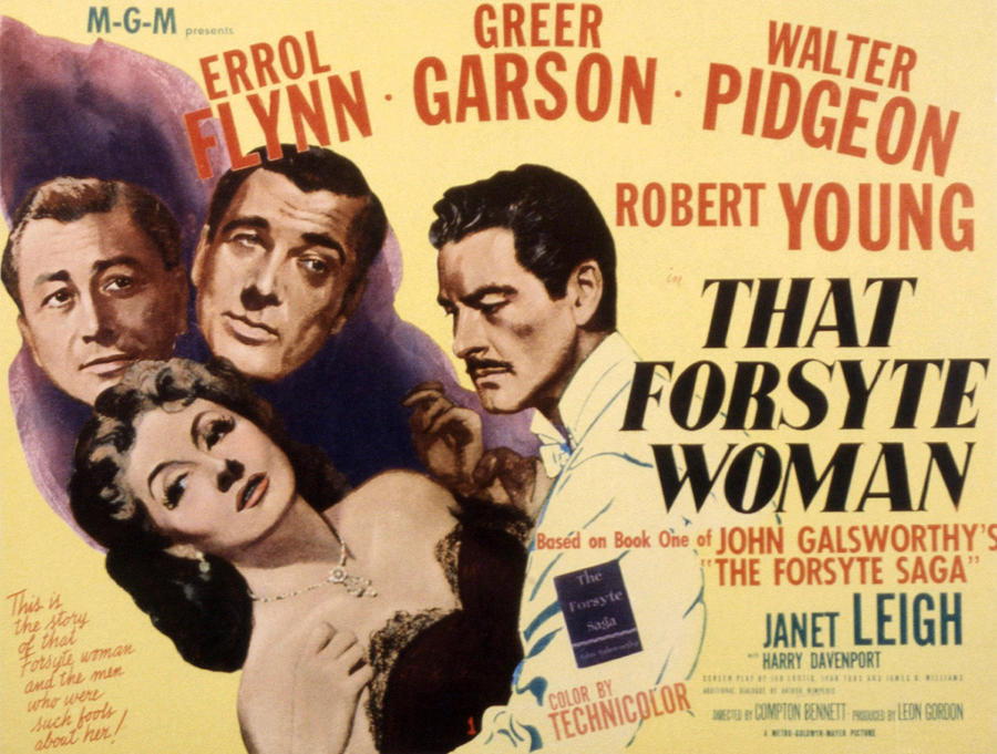 Movie Photograph - That Forsyte Woman, Greer Garson, Errol by Everett
