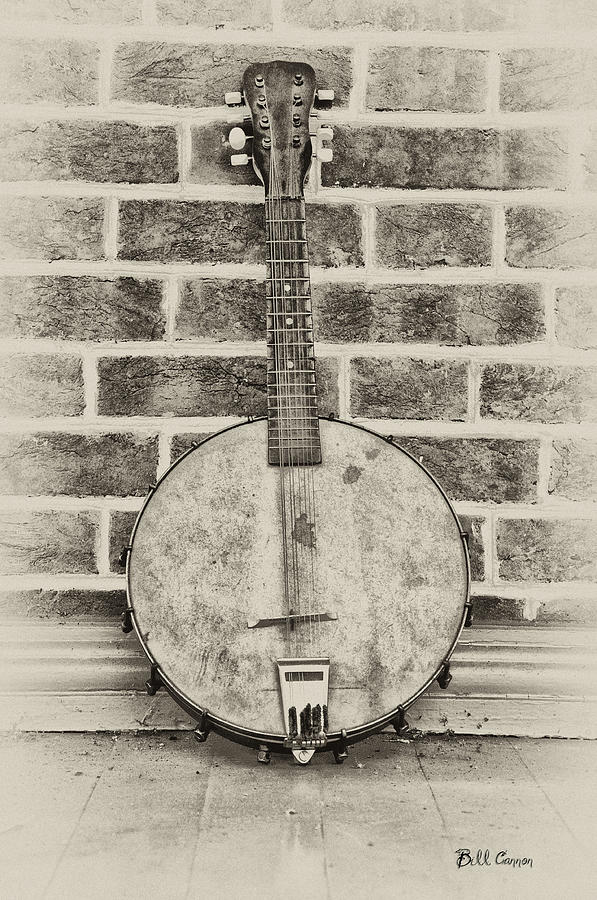 Music Photograph - That Old Banjo Mandolin by Bill Cannon
