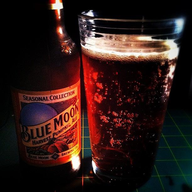 Beer Photograph - That Time Of Year...#bluemoon by Loghan Call