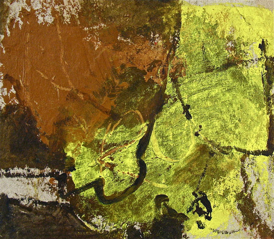 That Yellow Green Painting by Cliff Spohn