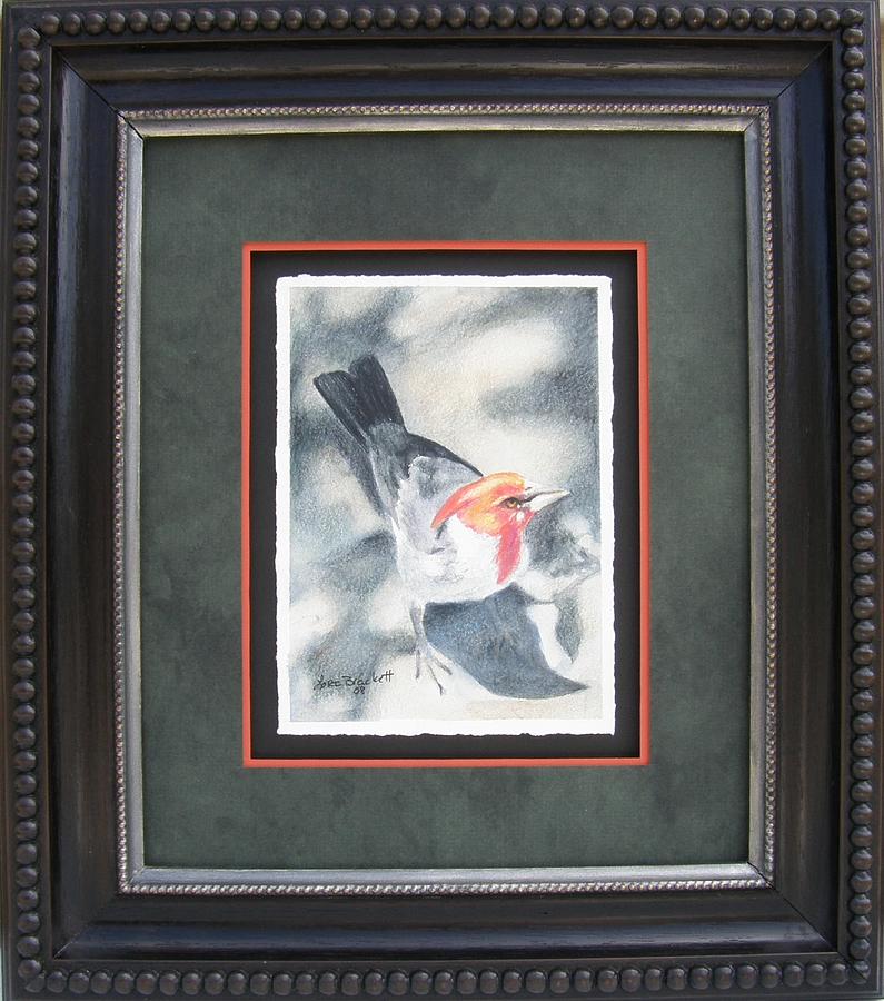 Thats Mister Red Head to You FRAMED Drawing by Lori Brackett