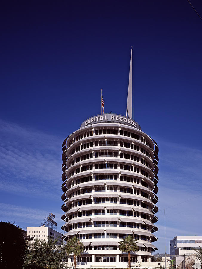 The 1956 Capitol Records Tower Photograph by Everett - Fine Art America