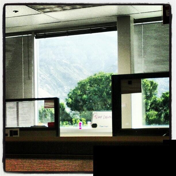 Provo Photograph - The Actual View From My Desk, Sitting by Becca Watters