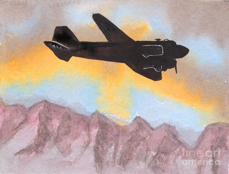 The Airliner Painting by R Kyllo