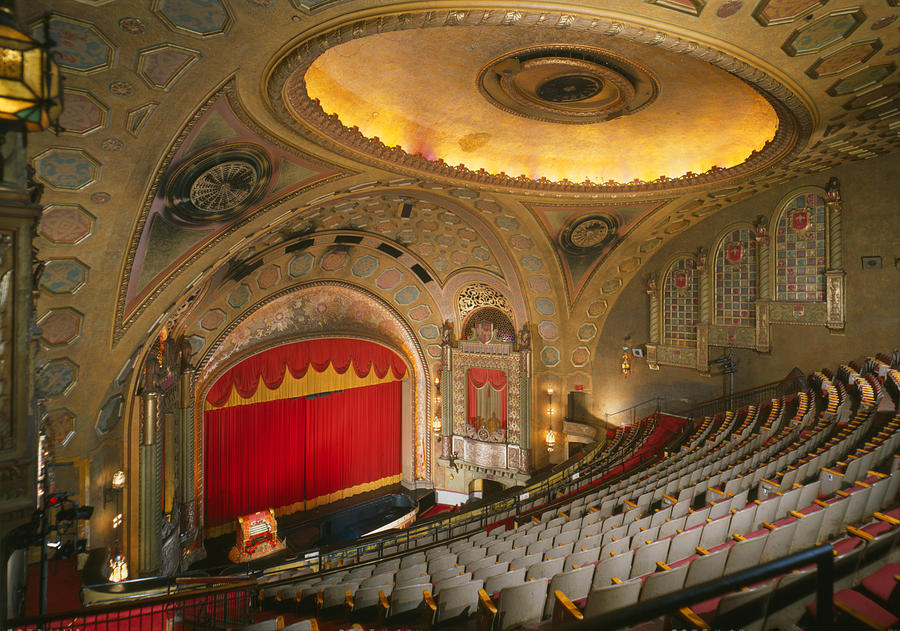 Architecture Photograph - The Alabama Theatre, Perspective View by Everett