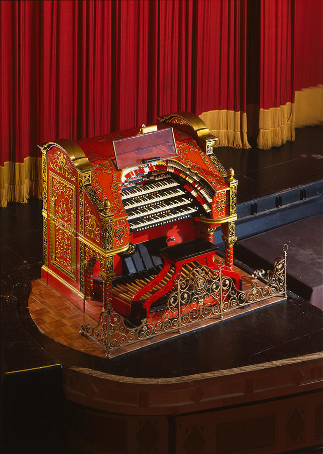 Musical Instrument Photograph - The Alabama Theatre, The Organ by Everett