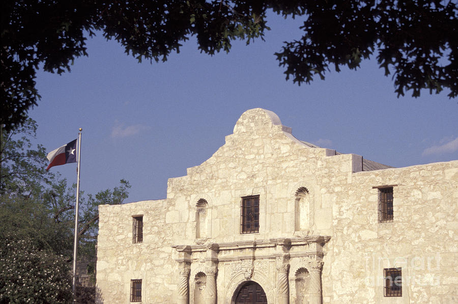 San Antonio Photograph - THE ALAMO San Antonio Texas by John  Mitchell