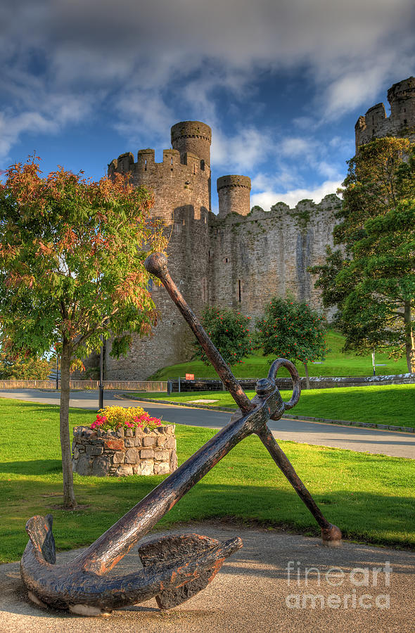 The Anchor Conwy Castle Photograph by Adrian Evans