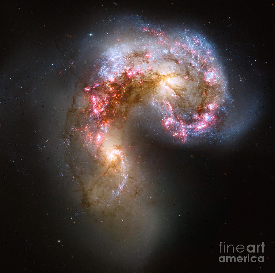 The Antennae Galaxies Photograph by Science Source
