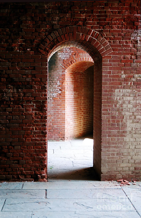 The Arches of Fort Delaware Photograph by Richard Ortolano