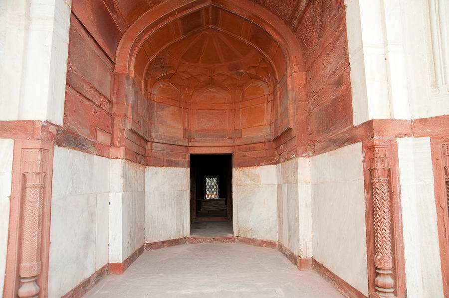 The architecture and doorways of the Humayun Tomb in Delhi Photograph by Ashish Agarwal