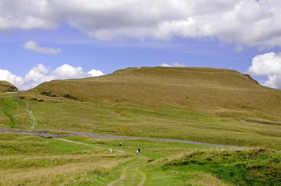 The Ascent Of Mam Tor Photograph