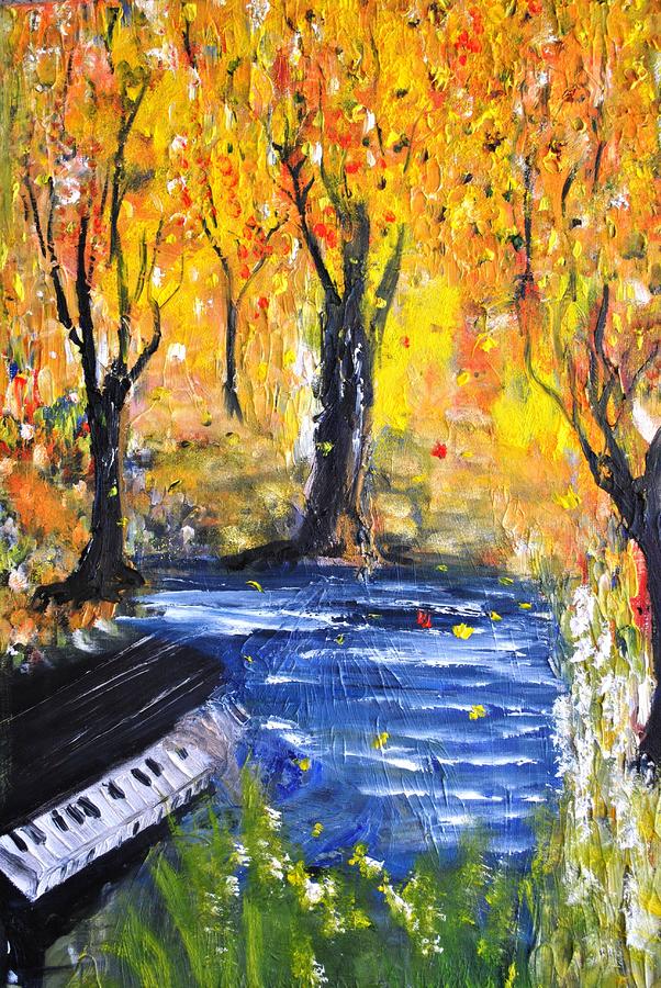 The Autumn Symphony Painting by Evelina Popilian