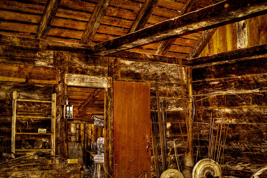 The Back Room of the Blacksmith Shop Photograph by David Patterson