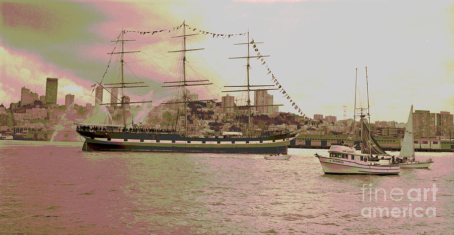 The Balclutha Leaves Pier 41 Photograph by Padre Art