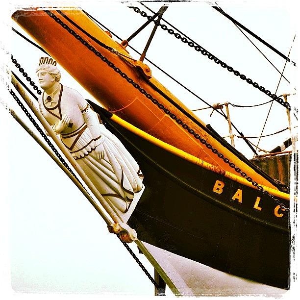 Ship Photograph - The Balcuthra, Docked In San Francisco by Chris Bechard