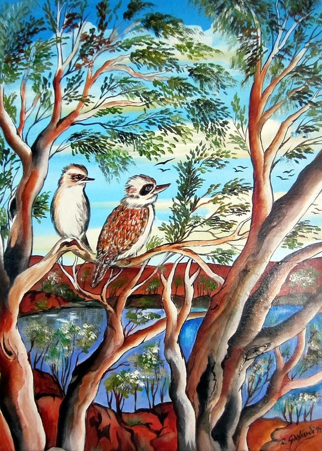 The Bandit Kookaburra Painting by Roberto Gagliardi