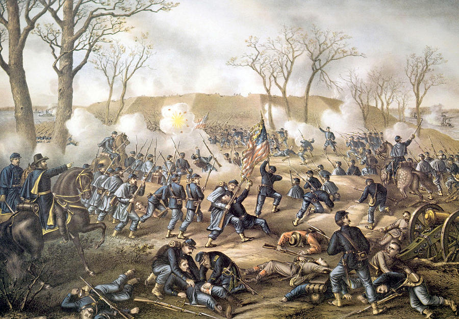 The Battle Of Fort Donelson, February by Everett