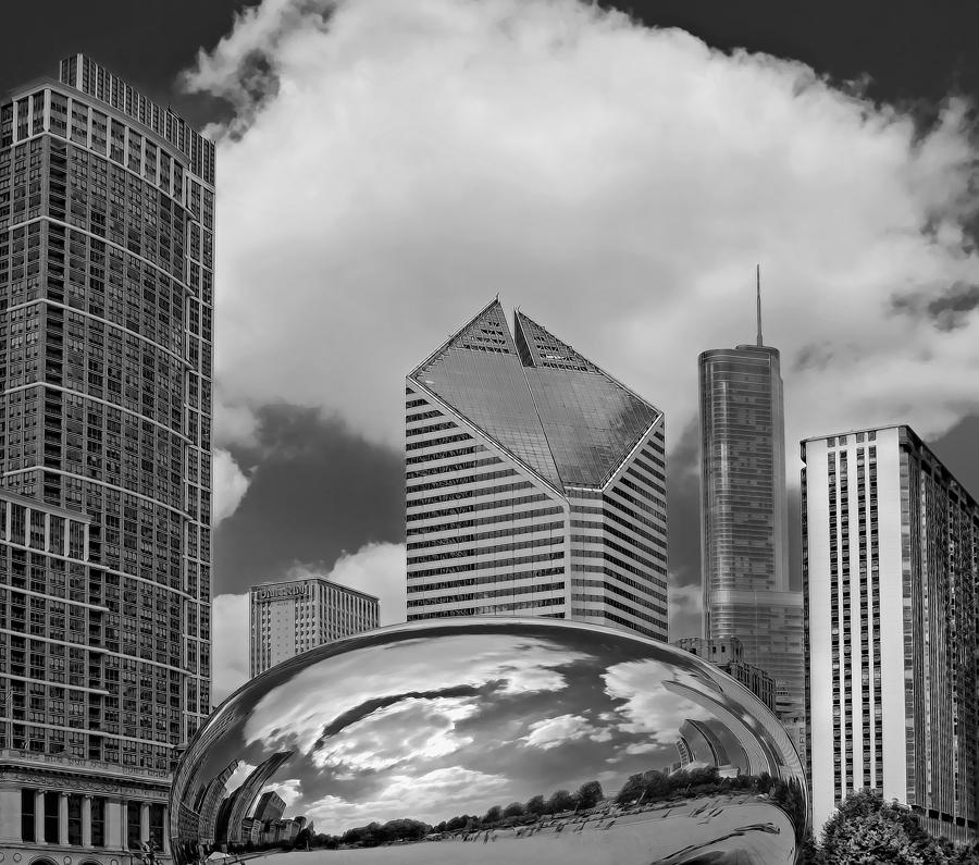 Chicago Photograph - The Bean Chicago Illinois by Dave Mills