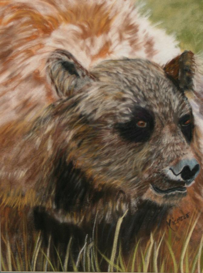 The Bear Pastel by Michele Turney