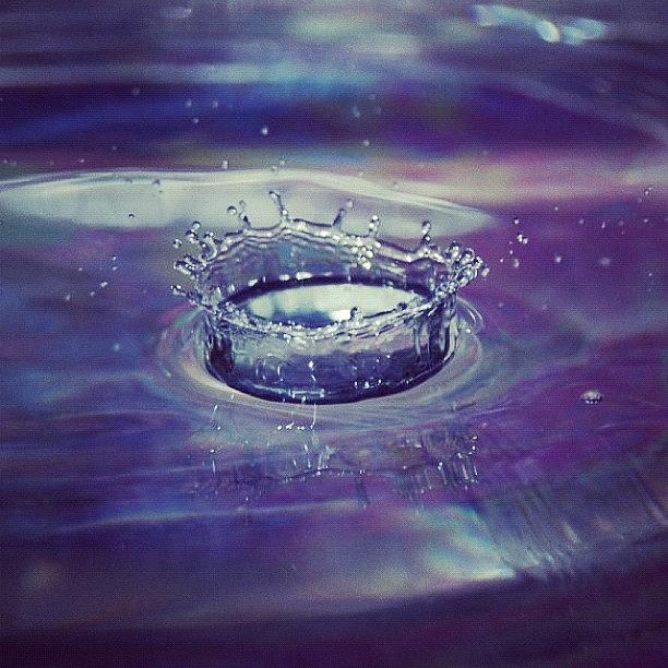 Unique Photograph - The #beauty Of #water          #drop by Kimberly Hicks